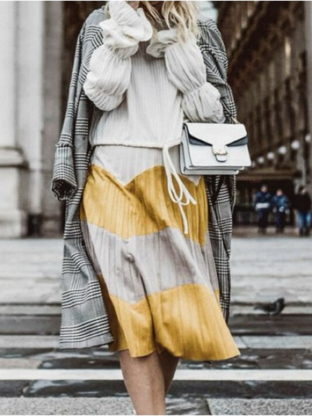 Zara midi pleated skirt